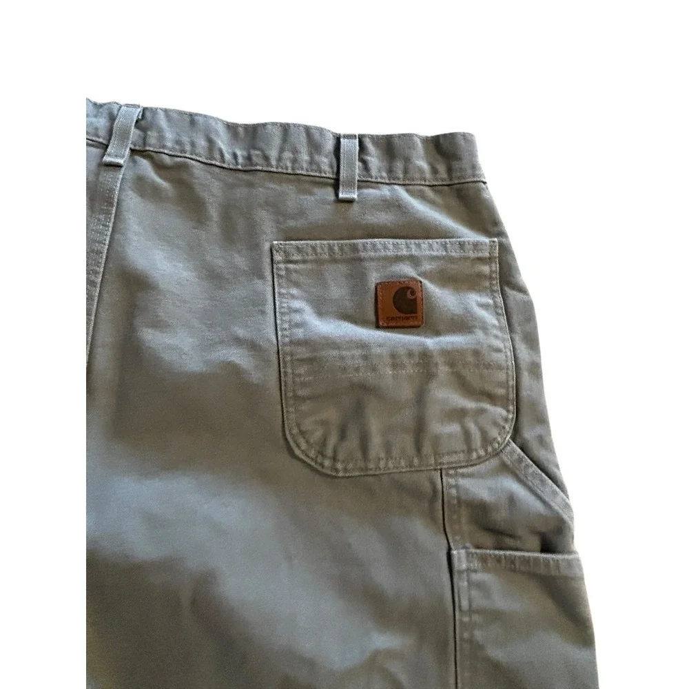 Carhartt Carpenter‎ Work Pants Mens 44x34 Dungaree Fit B11-DES  Desert Color